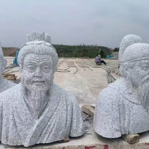 铁岭 白麻花岗岩石材人物立体雕刻