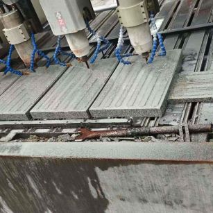 铁岭 芝麻白花岗岩荔枝面盲道雕刻