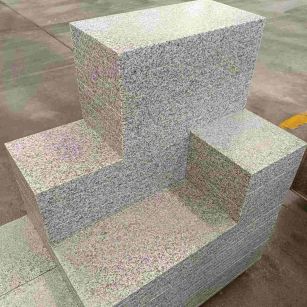 铁岭 白麻花岗岩荔枝面地铺石