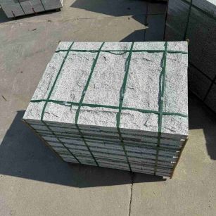 铁岭 白麻花岗岩石材自然面蘑菇石成品