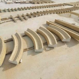 铁岭 黄金麻花岗岩别墅线条