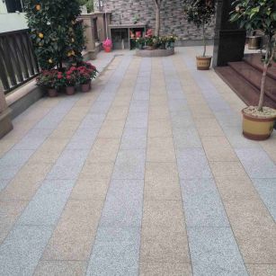 铁岭 黄金麻白麻荔枝面庭院铺装展示