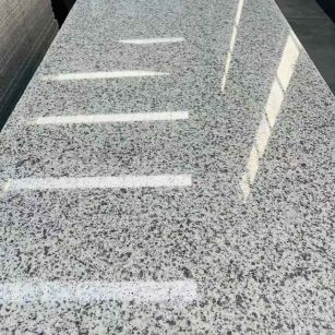 铁岭 白麻花岗岩光面毛板