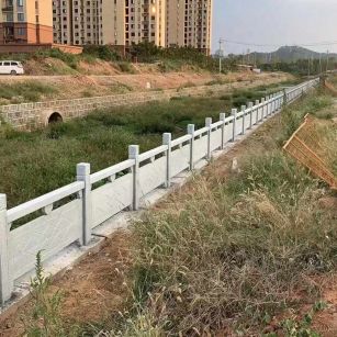 铁岭 白麻河道栏杆效果展示图