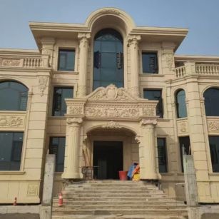 铁岭 黄金麻花岗岩别墅外墙干挂