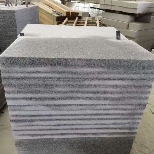 铁岭 芝麻白5公分火烧地铺成品，900*400，规格可定制