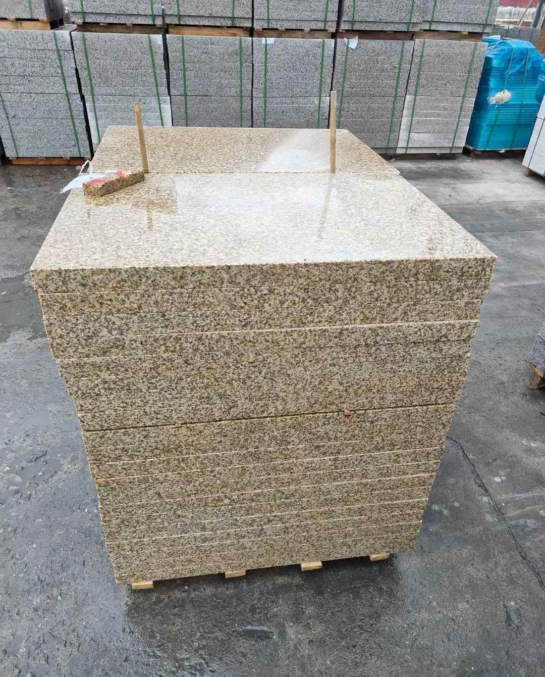 铁岭 湖北黄金麻花岗岩石材荔枝面外墙石材