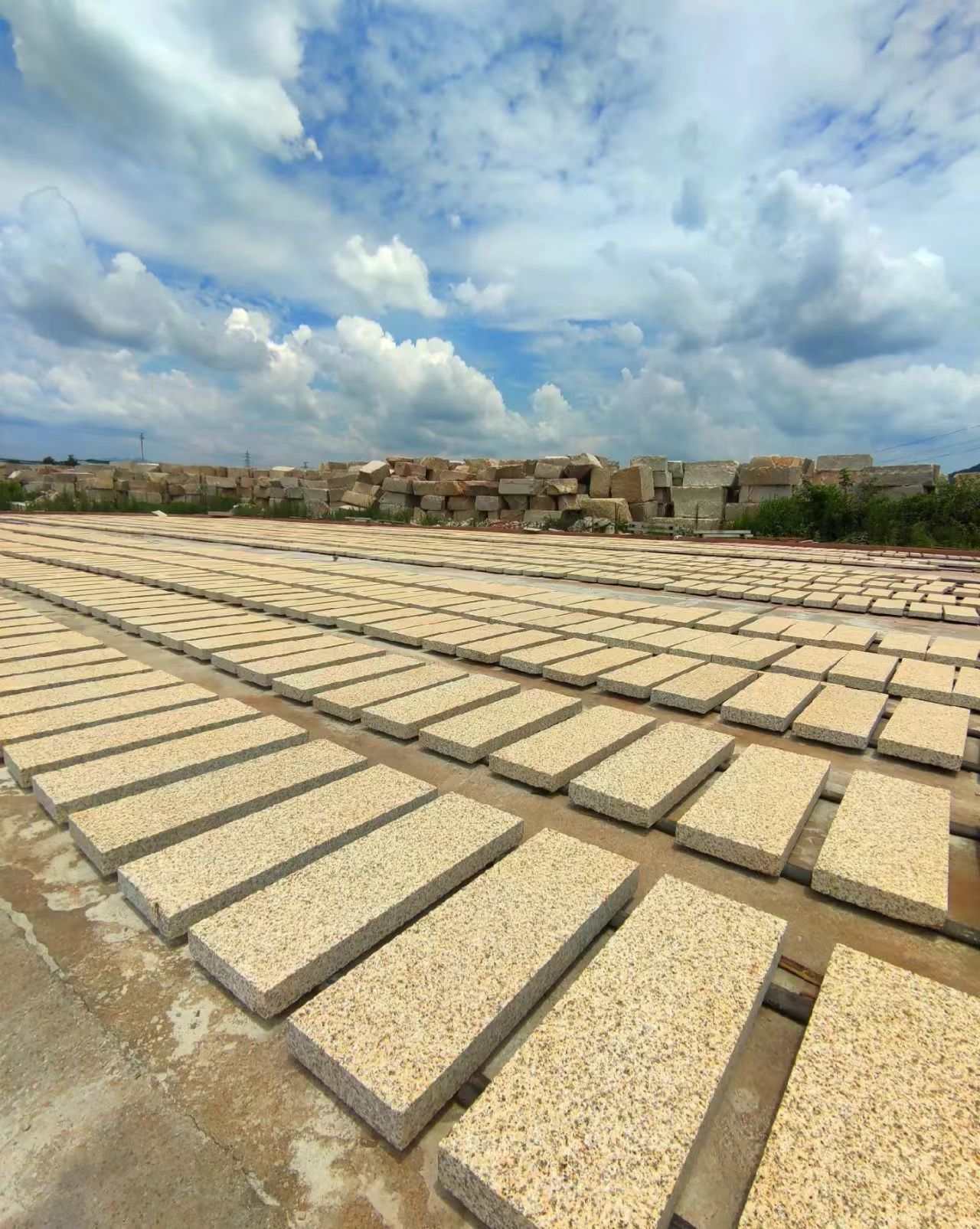 铁岭 黄金麻花岗岩荔枝面地铺石防护中