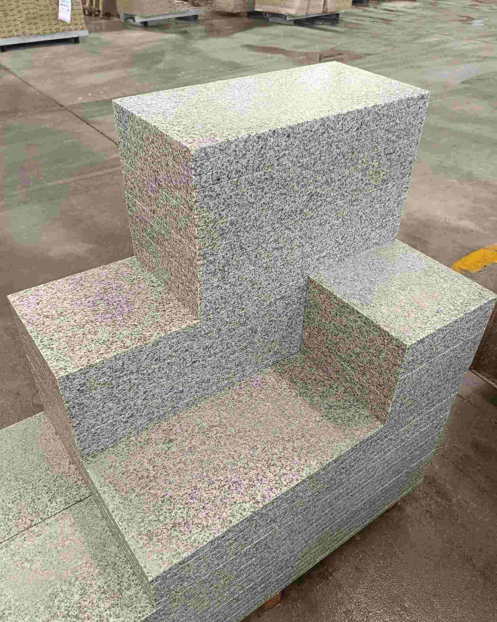 铁岭 白麻花岗岩荔枝面地铺石