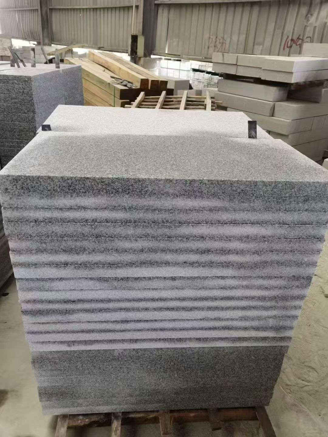 铁岭 芝麻白5公分火烧地铺成品，900*400，规格可定制