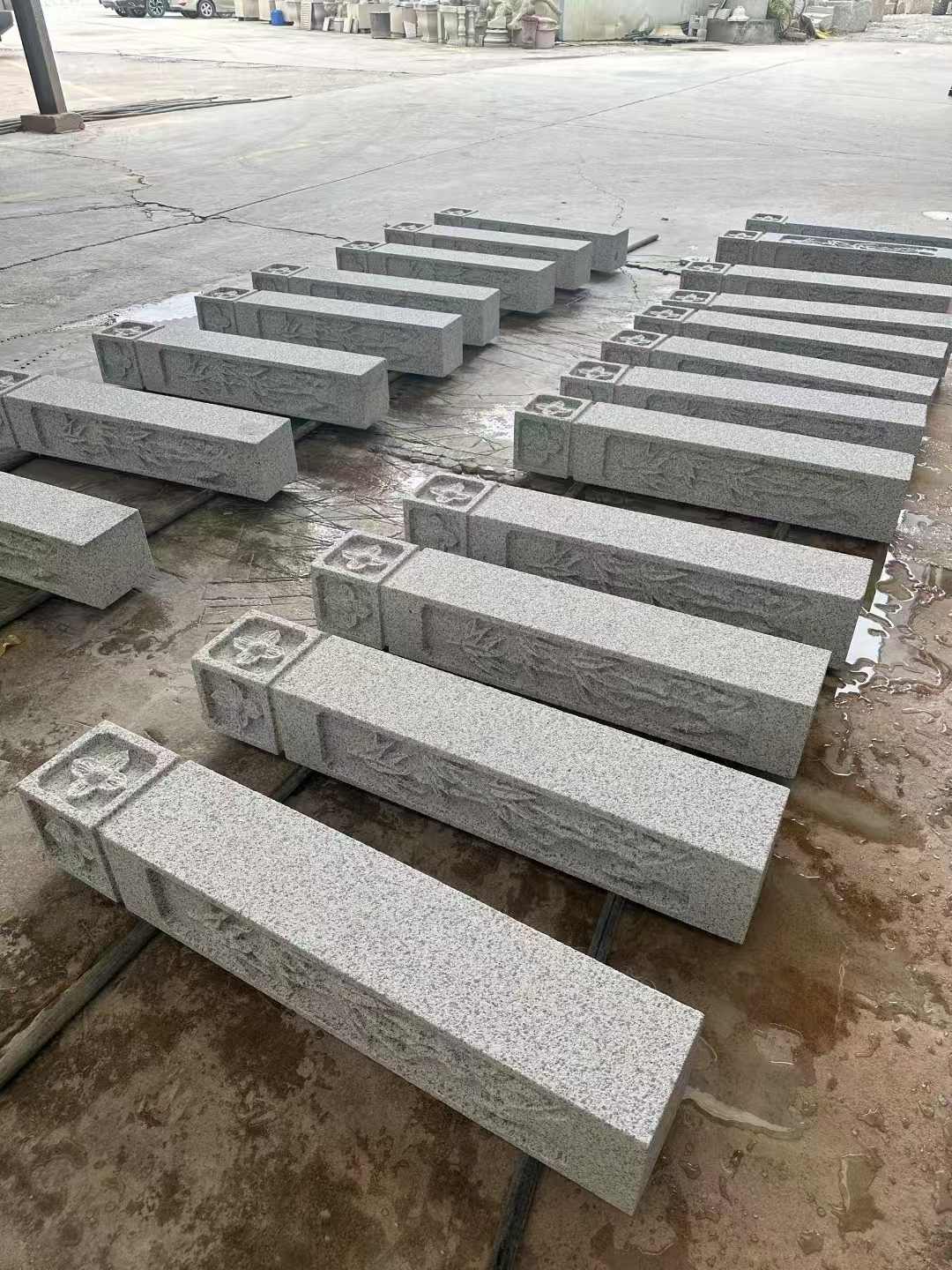 铁岭 白麻方柱雕花防水